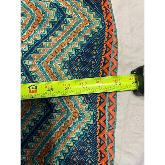 Boho‎  Chevron Maxi Dress M Beachy Beachy Lagom Lagenlook Vacation Resort - Picture 7 of 10